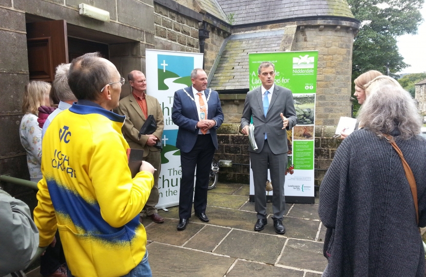 Julian Smith MP Church in the Dale Action Day