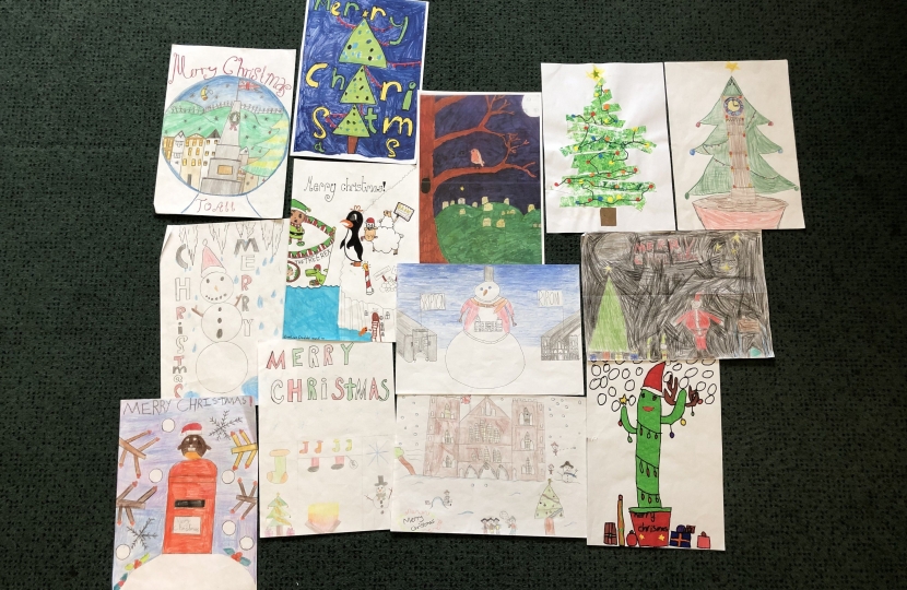 Christmas card entries