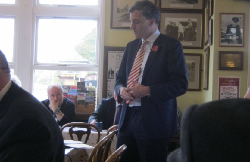 Pictured: Julian visiting Embsay and Bolton Abbey Steam Railway Group in 2015.