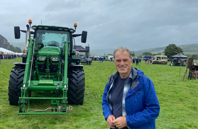 Julian at Kilnsey show