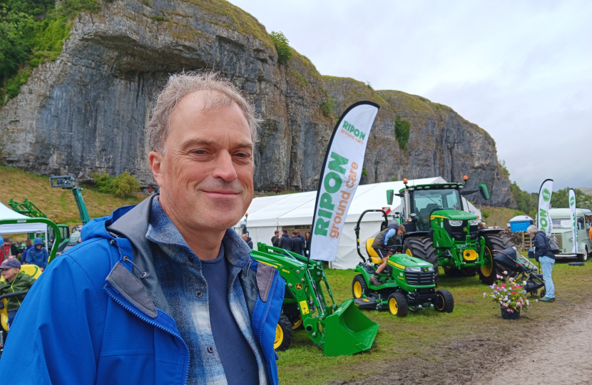 Julian at the Kilnsey Show