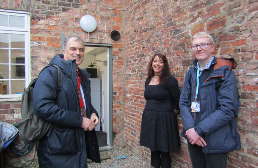 Julian meeting Bev Skaife and Rory Hall