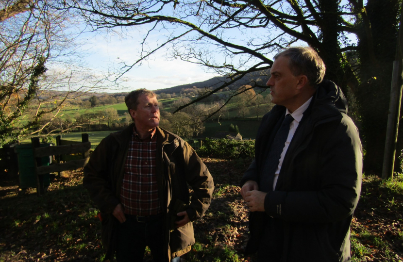 Julian meeting Dr Peter Brambleby