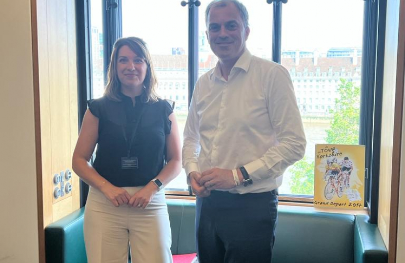 Julian meets Martha Featherstone in Parliament