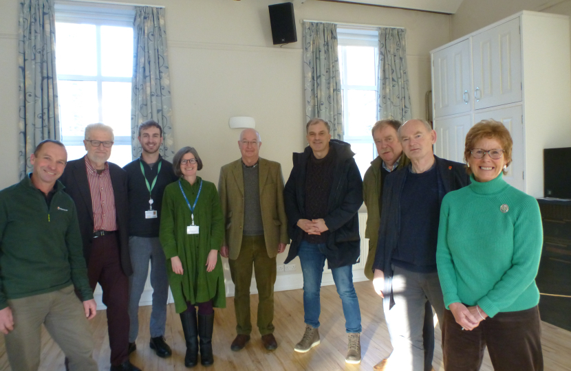 Julian Smith MP at the the Cononley Village Institute