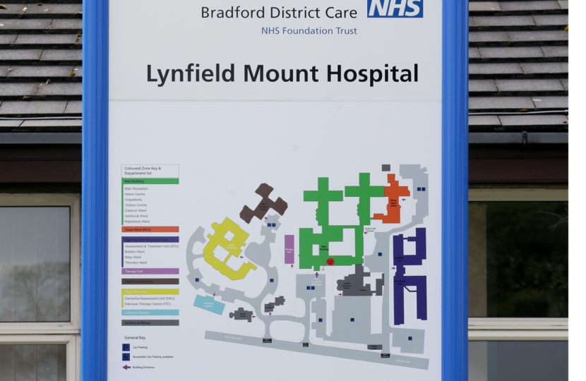 Lynfield Mount Hospital sign