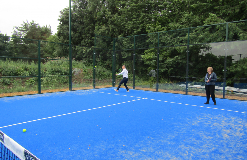 Julian plays Padel