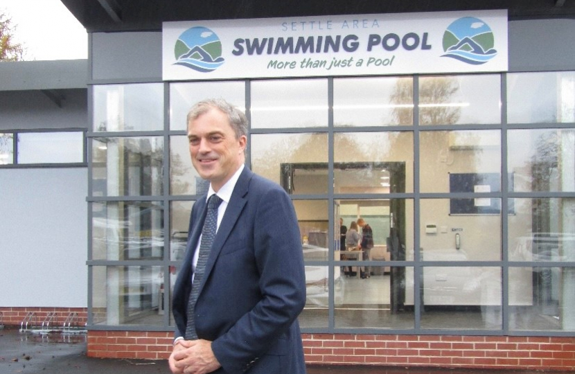 Julian outside Settle Area Pool