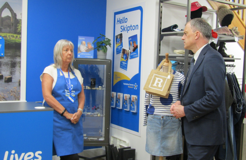 Julian at Yorkshire Cancer Research