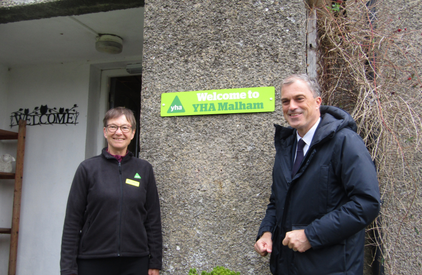 Julian meets with YHA Chair, Margaret Hart