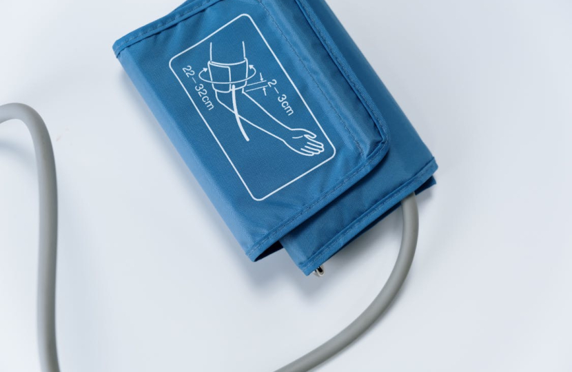 A sphygmomanometer used to measure blood pressure