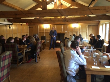 Julian Smith MP at School Leaders Lunch