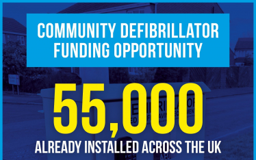 Community defibrillator funding opportunity