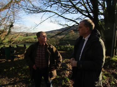 Julian meeting Dr Peter Brambleby