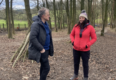 Julian Smith Mp with Katie Fox