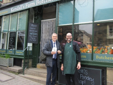 Julian at Kendalls' Butchers