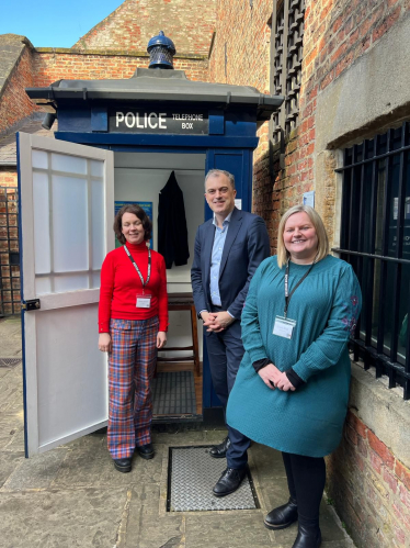 Julian visiting Ripon Museums