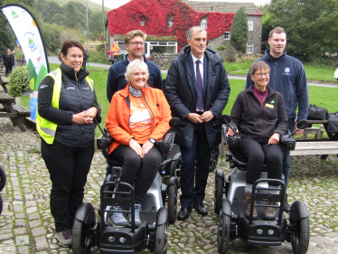 Julian attends Access the Dales Launch